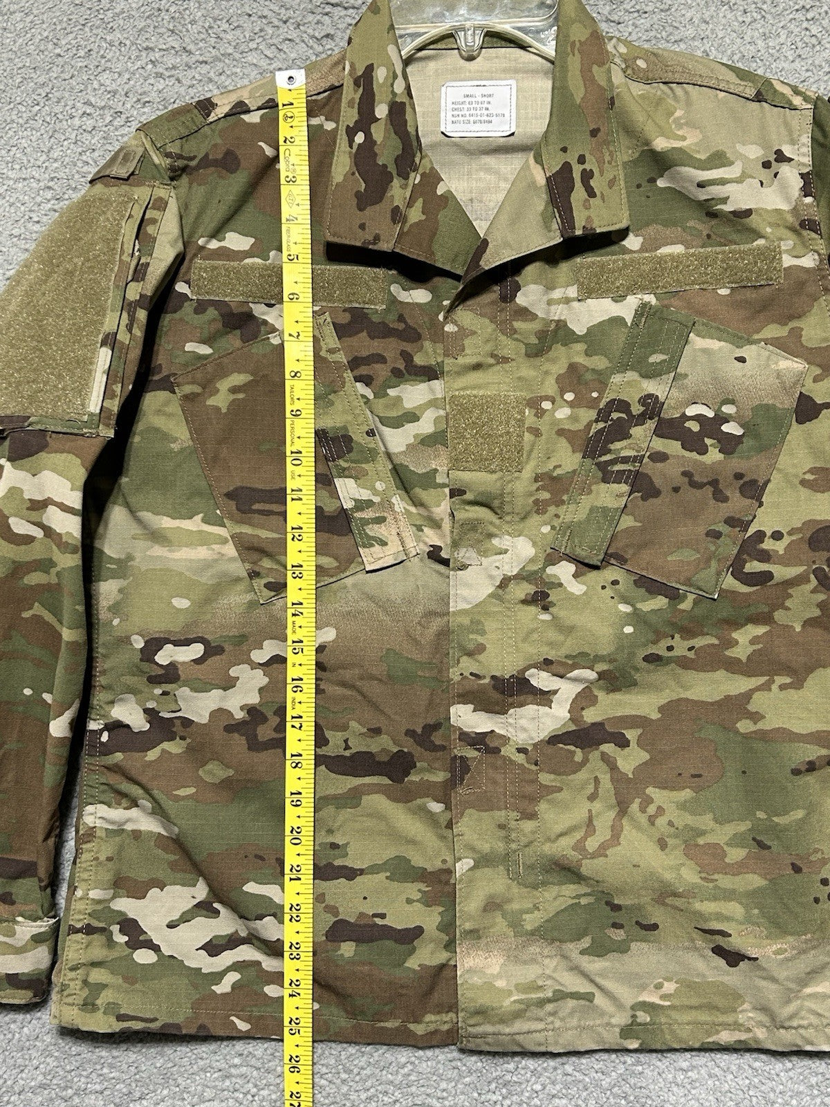 USGI Coat Army Combat Uniform OCP Multicam Female 36 Short Insect Shield NEW