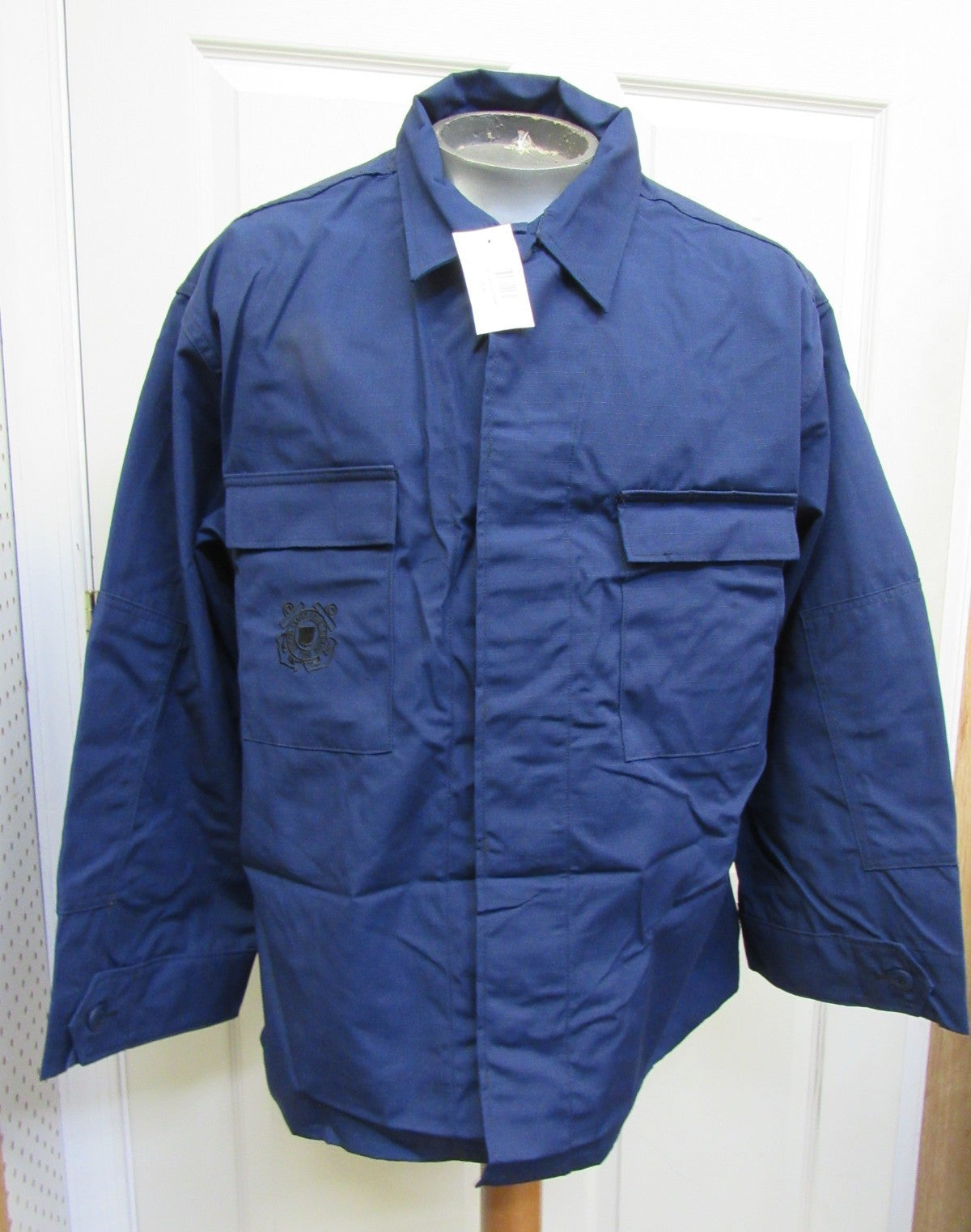 US Coast Guard USCG BDU Shirt Ripstop Operational Dress Uniform ODU 46 S NOS