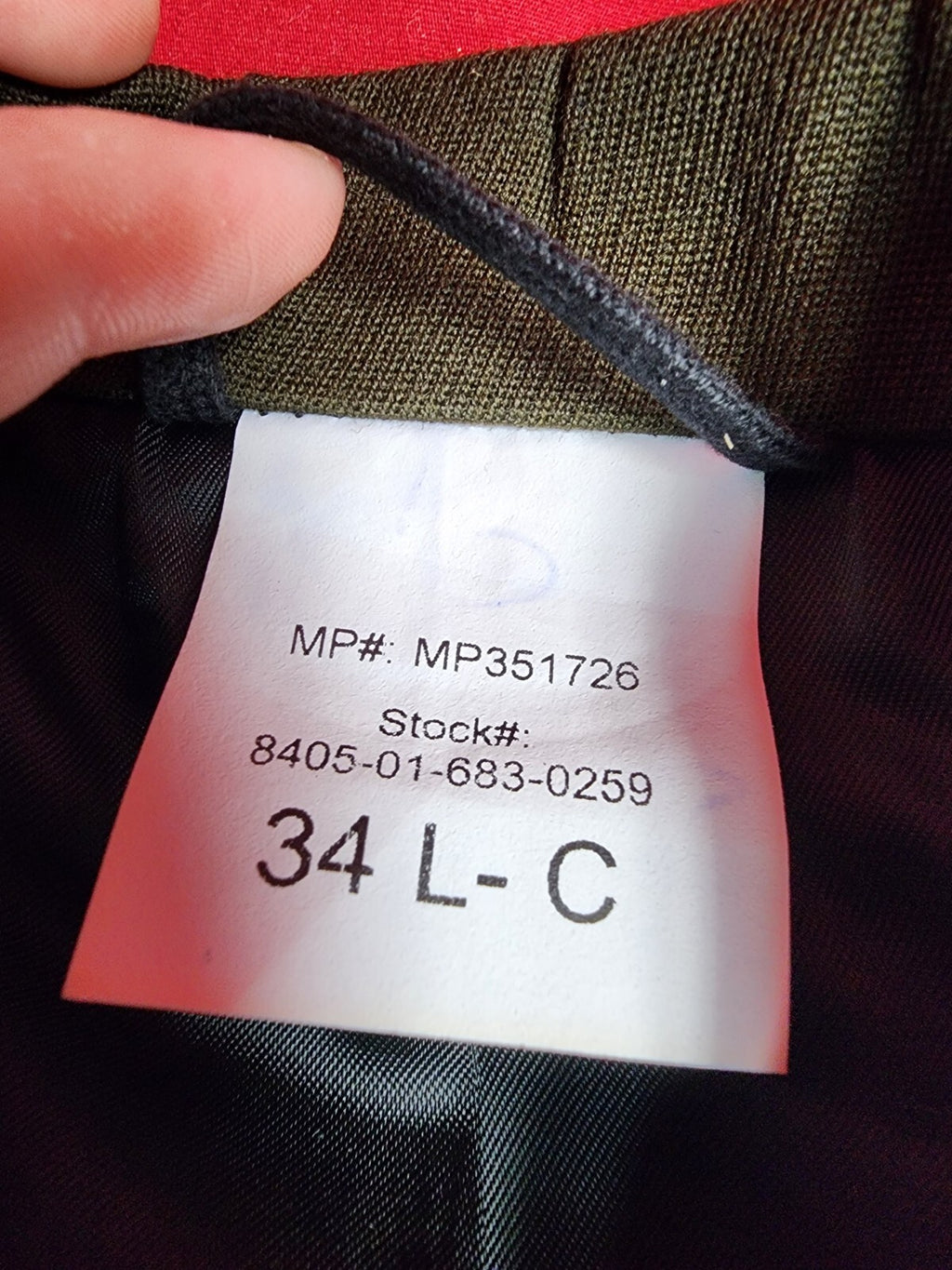 Army Green Service Uniform Men's AGSU Jacket Coat 34 L-C  NEW