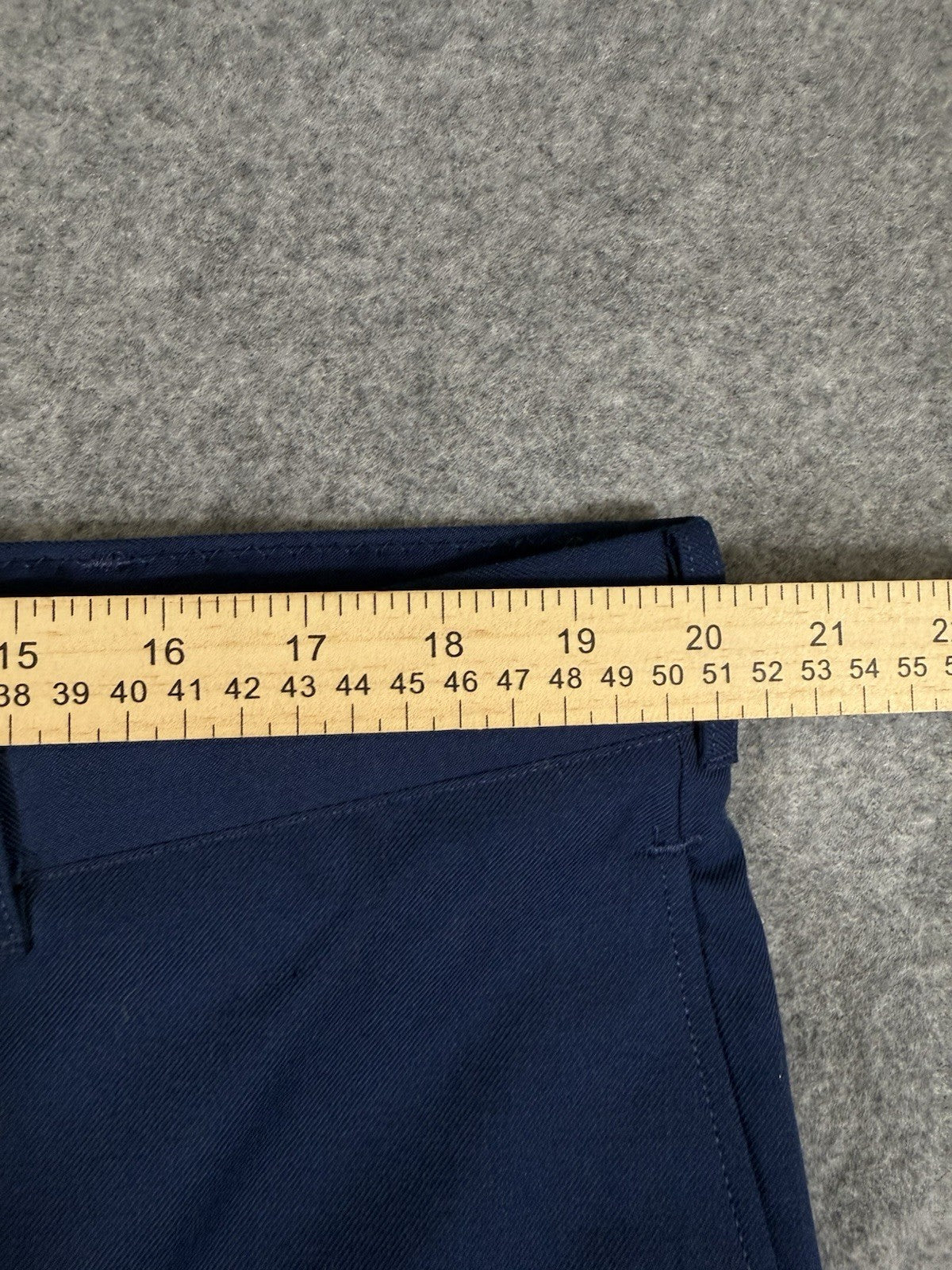 USAF Air Force Service Dress Pants Men 40 Unhemmed Blue Wool Blend Unhemmed NWOT