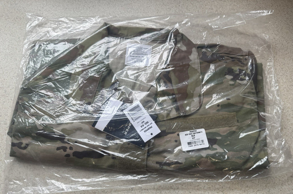 PROPPER F5400 Womens ACU Coat Maternity Sz XLR X-Large Regular OCP Multicam New