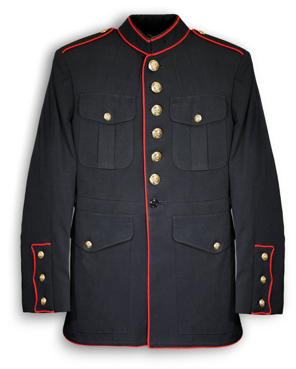 NEW - USMC US Marine Corp Dress Blue Jacket Coat DSCP Crown Clothing Uniform