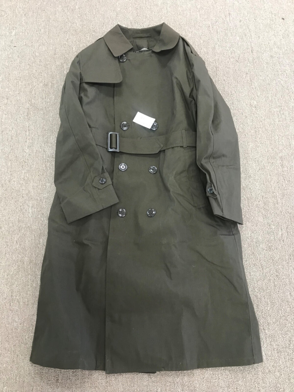 AGSU UNIFORM Trench Coat ALL WEATHER Heritage Green 564 sz 46Xlong NWT