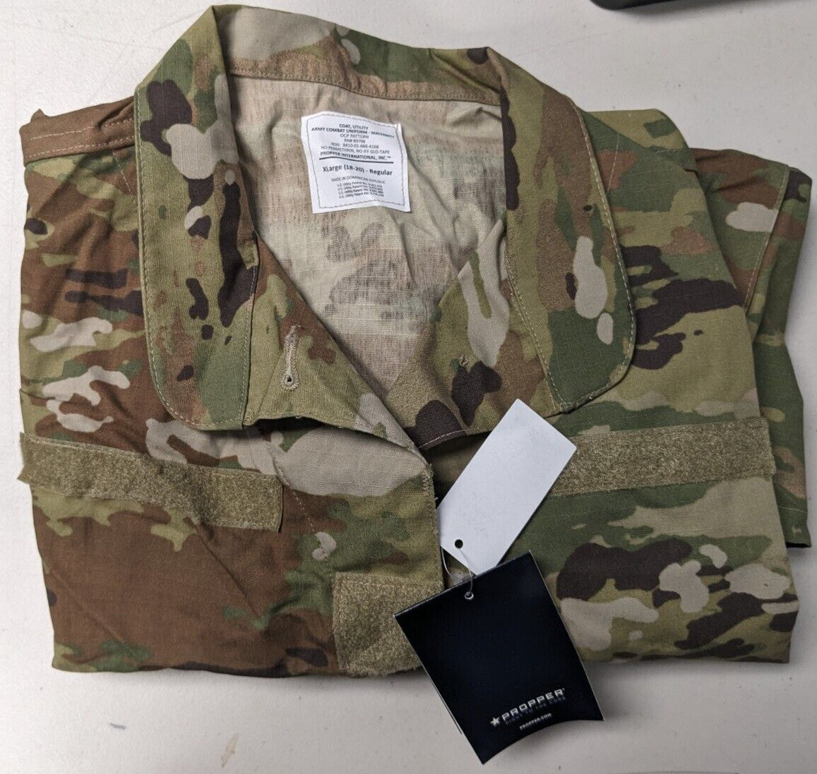 PROPPER F5400 Womens ACU Coat Maternity - X-Large Regular - OCP - NEW WITH TAGS