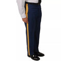 ARMY SERVICE UNIFORM ASU OFFICER NCO DRESS BLUE PANTS TROUSERS 30-42 UNHEMMED