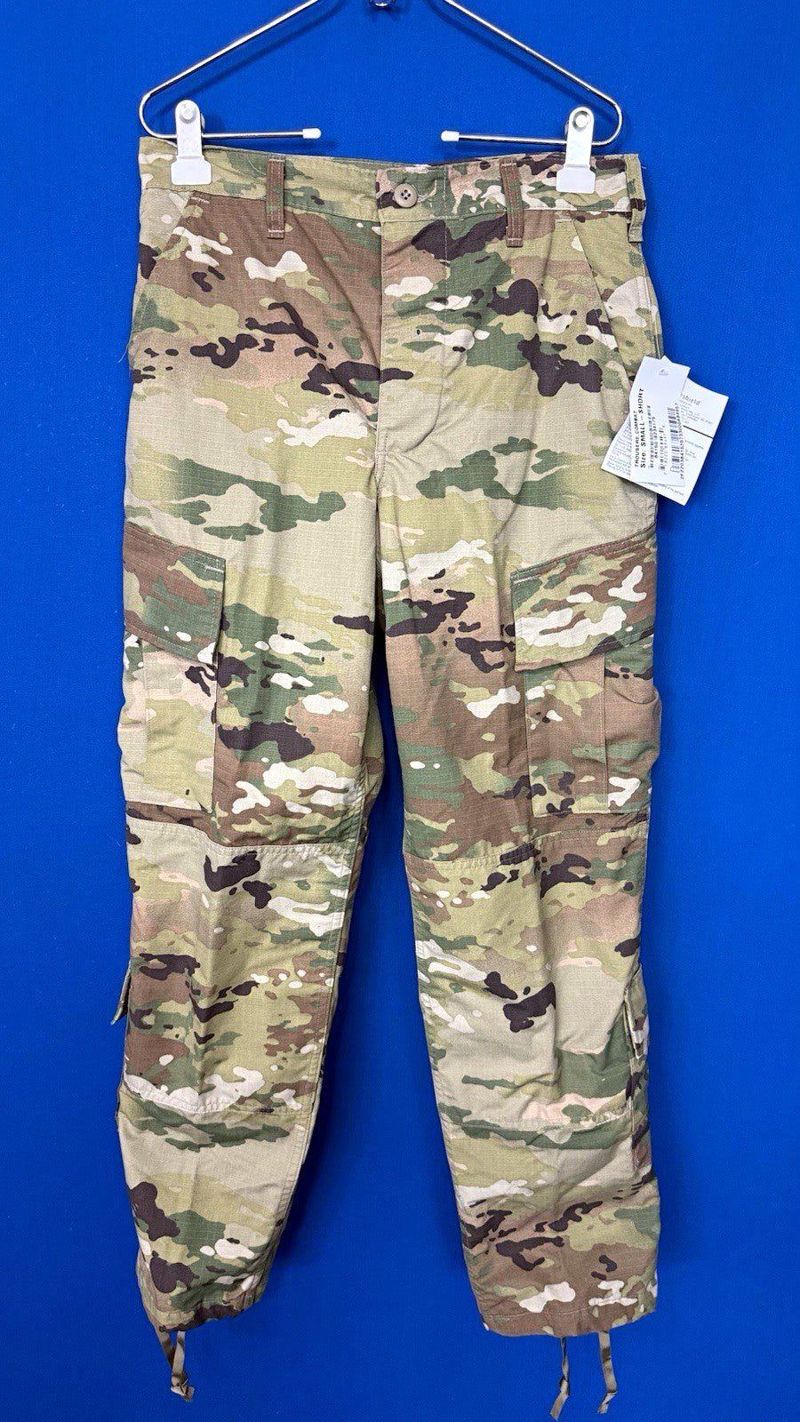 Army Combat Uniform OCP Scorpion W2 Trousers Small Short Insect Shield New