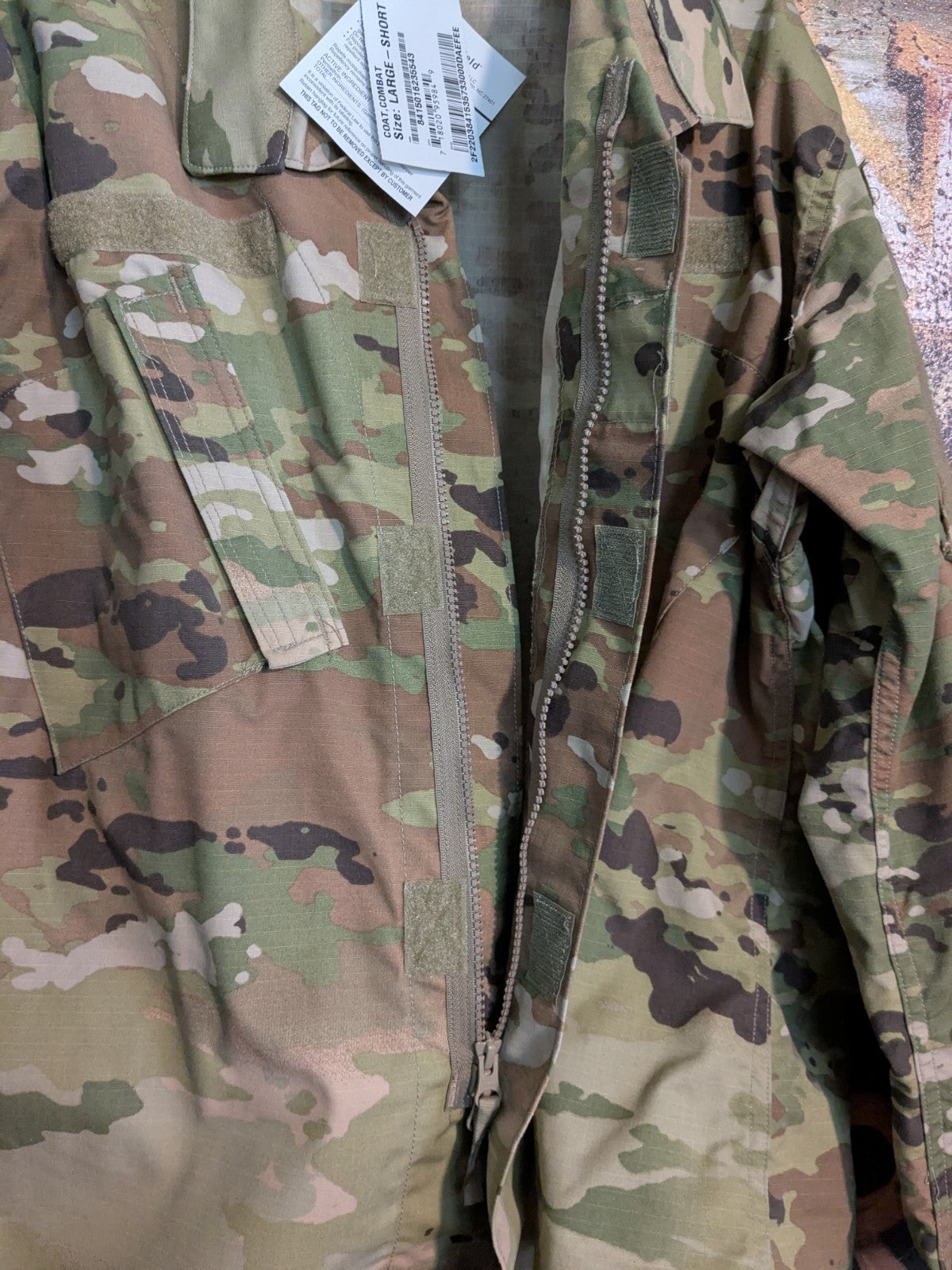 Air Force OCP Standard Uniform Blouse Coat Jacket LARGE SHORT