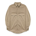 NEW 6 Regular - US Army Heritage Tan Women's AGSU Long Sleeve Dress Shirt