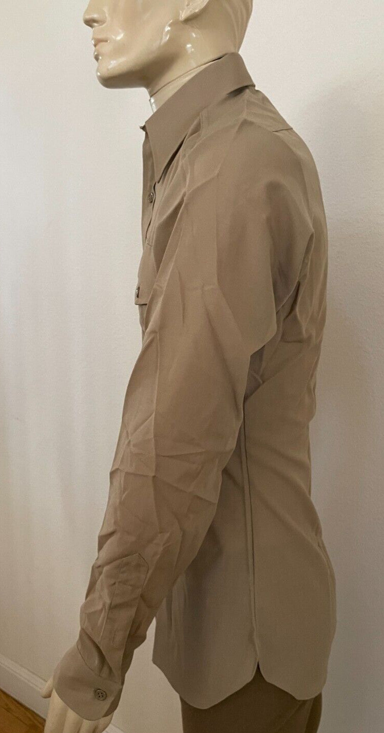 UNISSUED FLYING CROSS USMC MARINE CORPS LONG SLEEVE KHAKI SHIRT SIZE 14 X 33 NIB
