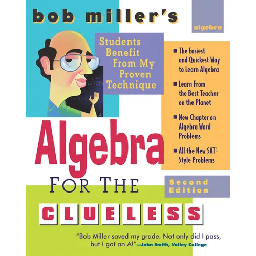 Bob Miller's Algebra for the Clueless, 2nd Edition - Paperback