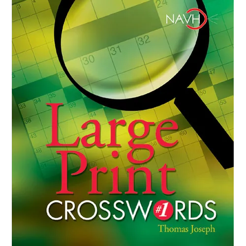 Large Print Crosswords #1 - Spiral