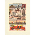 Vintage Lined Notebook Greetings from Chicago - Paperback