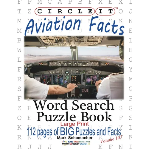 Circle It, Aviation Facts, Large Print, Word Search, Puzzle Book