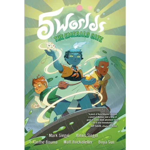 5 Worlds Book 5: The Emerald Gate: (A Graphic Novel) - Paperback