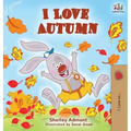 I Love Autumn: Fall children's book - Hardcover