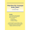 What Does Mr. Greenspan Really Think? - Paperback