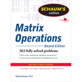 Schaum's Outline of Matrix Operations - Paperback