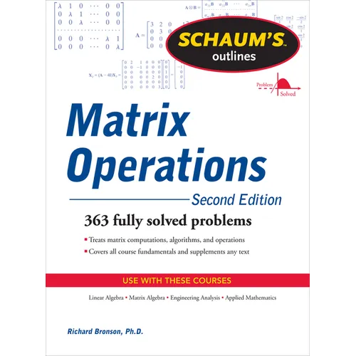 Schaum's Outline of Matrix Operations - Paperback