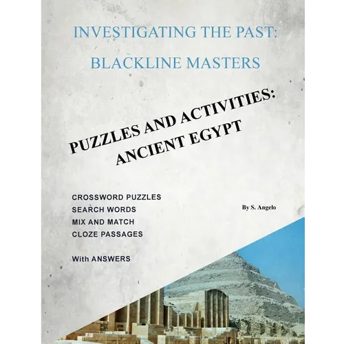 Investigating the Past: BlackLine Masters: Puzzles & Activities: Ancient Egypt - Paperback