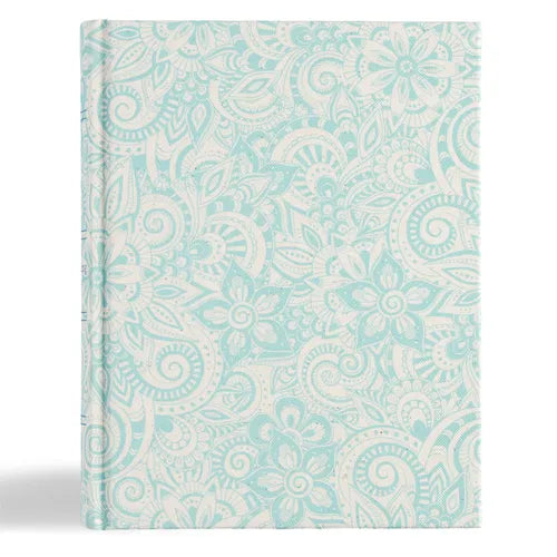KJV Notetaking Bible, Blue Floral - Hardcover