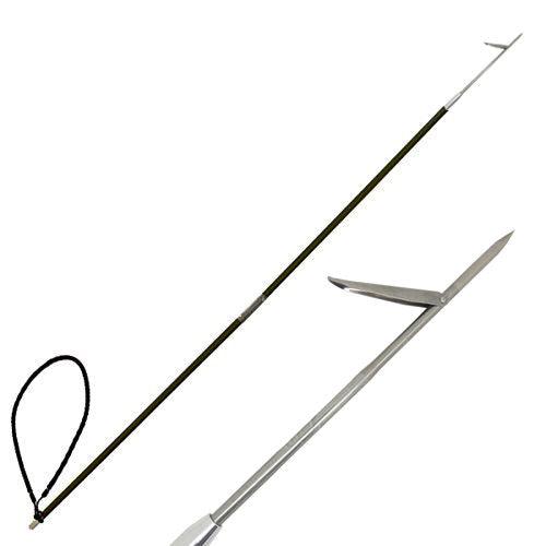 CARBON FIBER 7' Travel Spearfishing 2 Pole Spear Single Flopper Hawaiian Sling