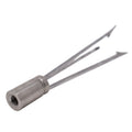 SPEARFISHING  6" POLE SPEAR TIP 3 PRONG HEAD PARALYZER W/ BARBS 6mm thread