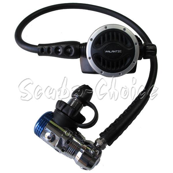 Scuba Diving Palantic AS103 DIN Regulator Adjustable Second Stage w/ 27" Hose