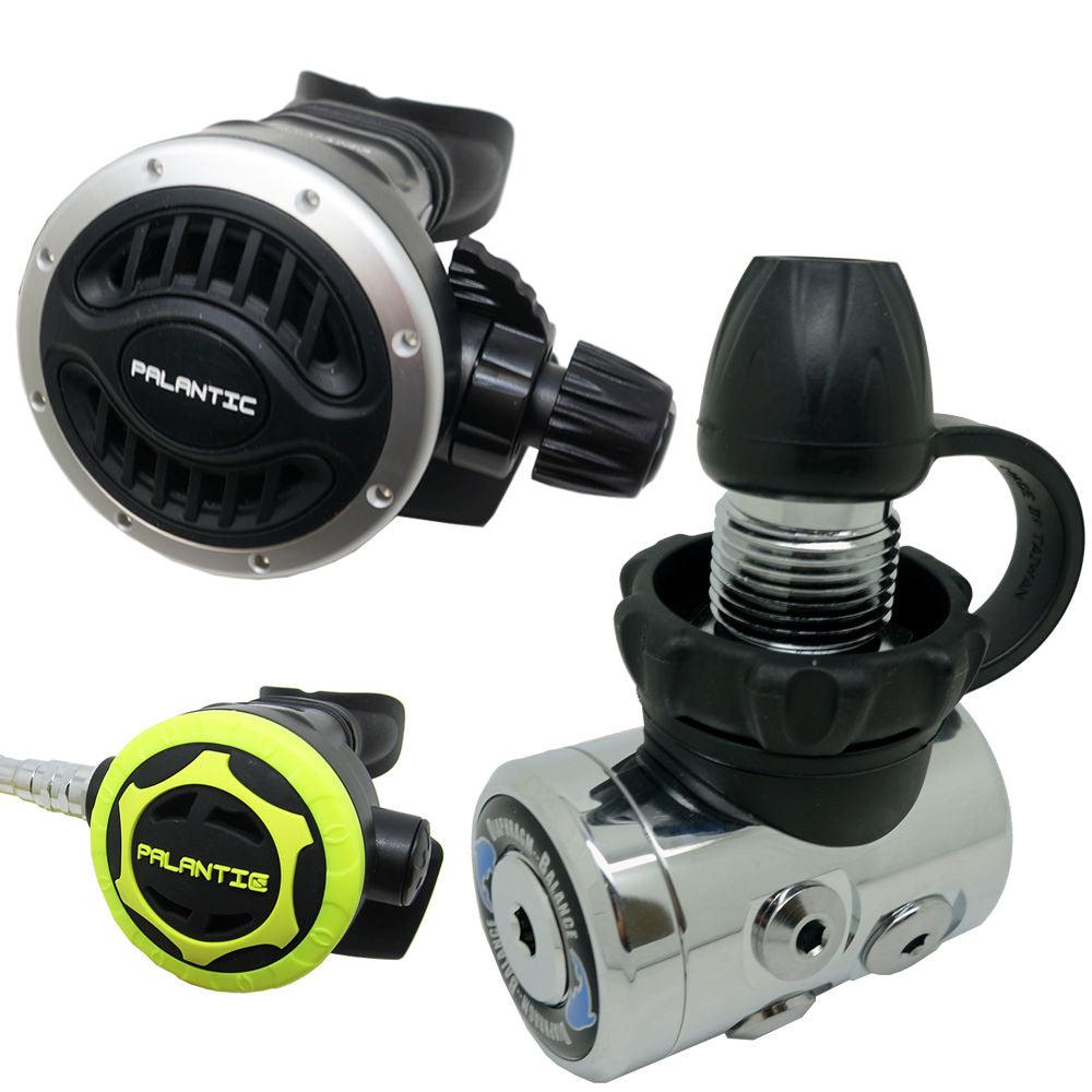 Scuba Diving Dive Palantic AS105 DIN Adjustable Regulator & Octopus Combo