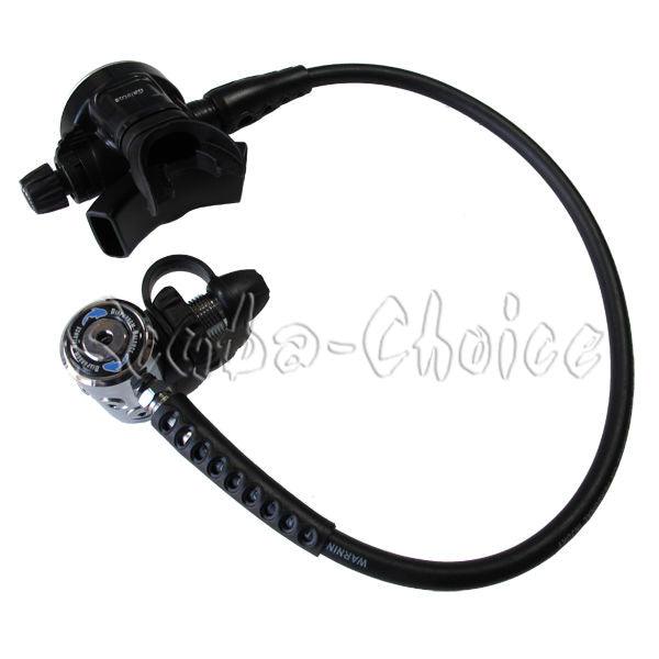 Scuba Diving Palantic AS105 DIN Regulator Adjustable Second Stage w/ 27" Hose