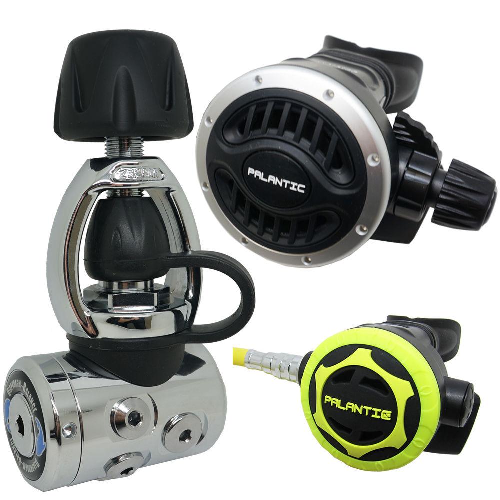 Scuba Diving Dive Palantic AS105 Yoke Adjustable Regulator & Octopus Combo