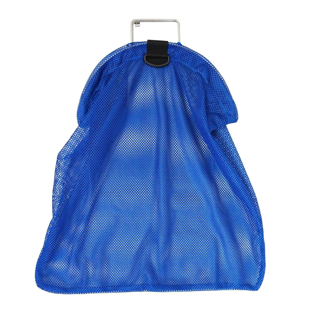 Scuba Choice Spearfishing 5mm S.S Handle Fish Mesh Bag, Blue, Large