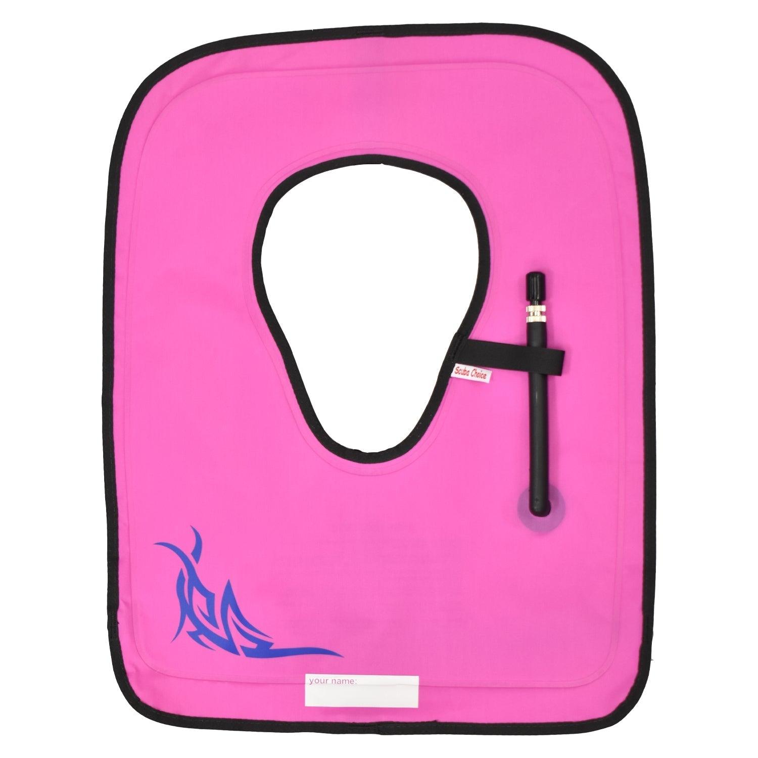 Scuba Choice Adult Snorkel Vest w/ Tribal Graphic & Name Box, Purple, Large