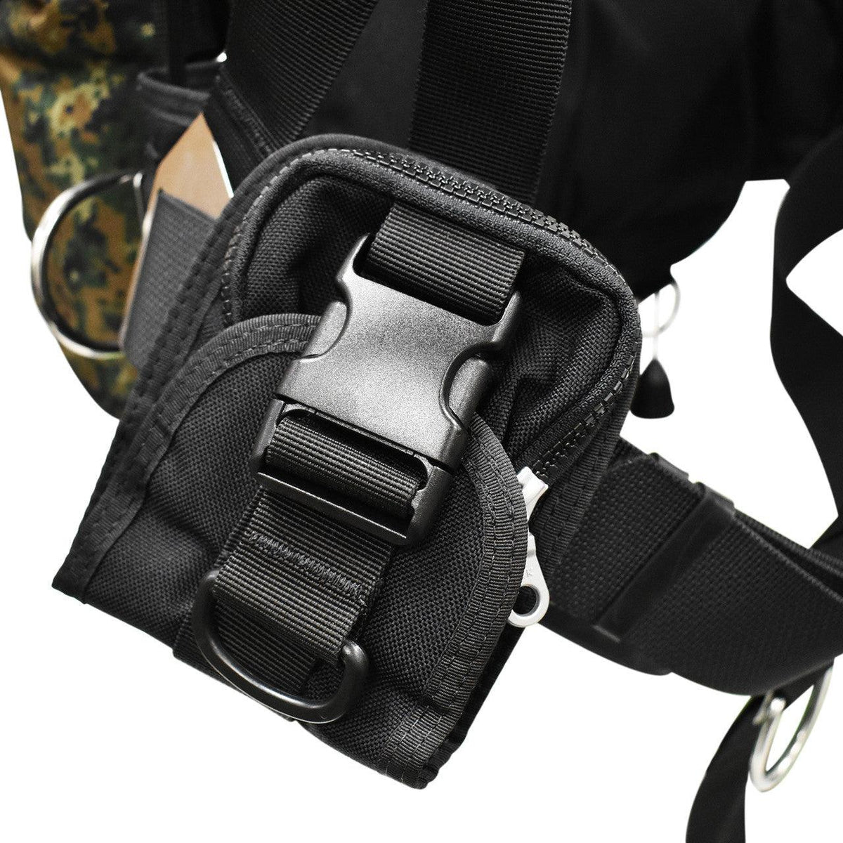 Palantic Donut Wing Single Tank Harness System, Green Camo