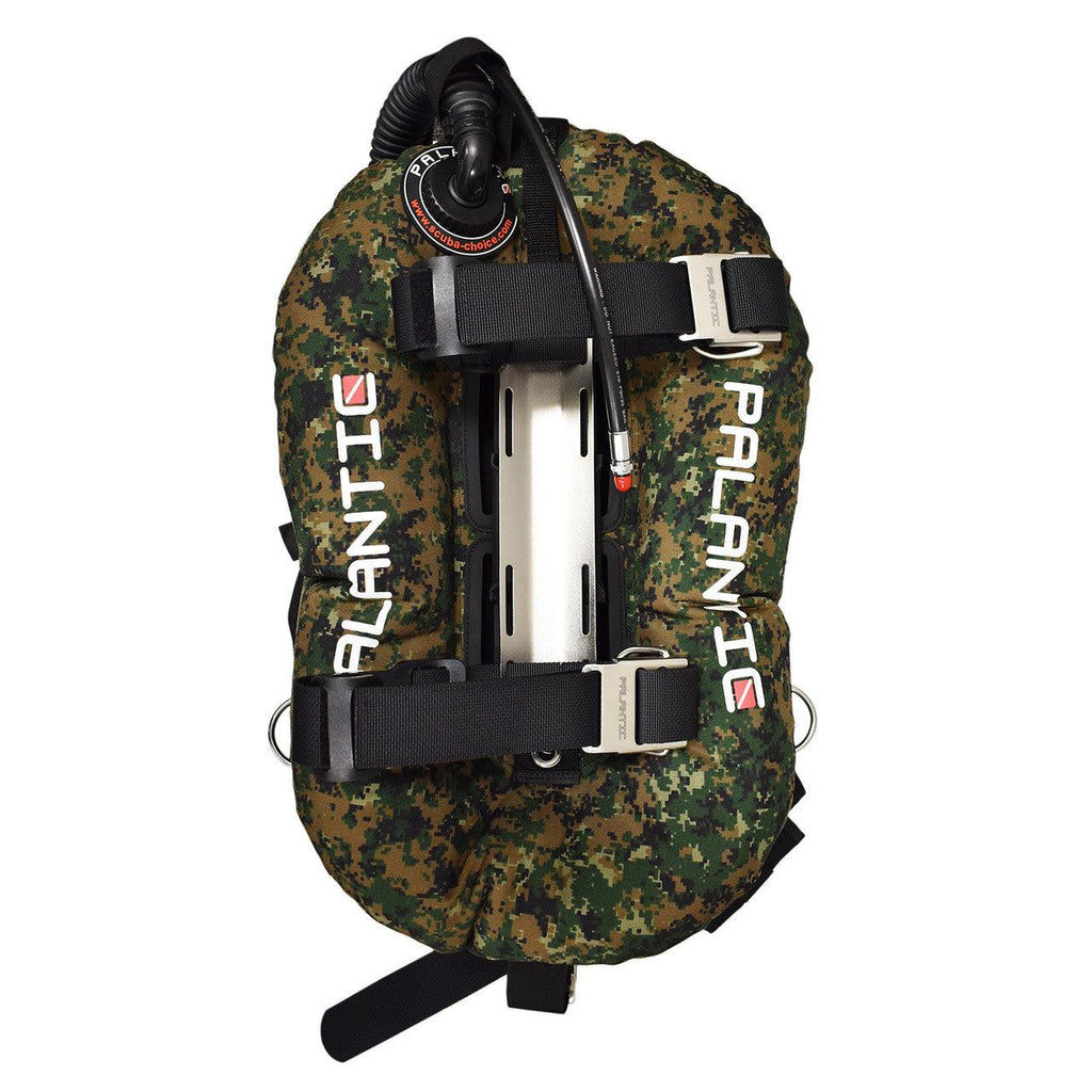 Palantic Donut Wing Single Tank Harness System, Green Camo