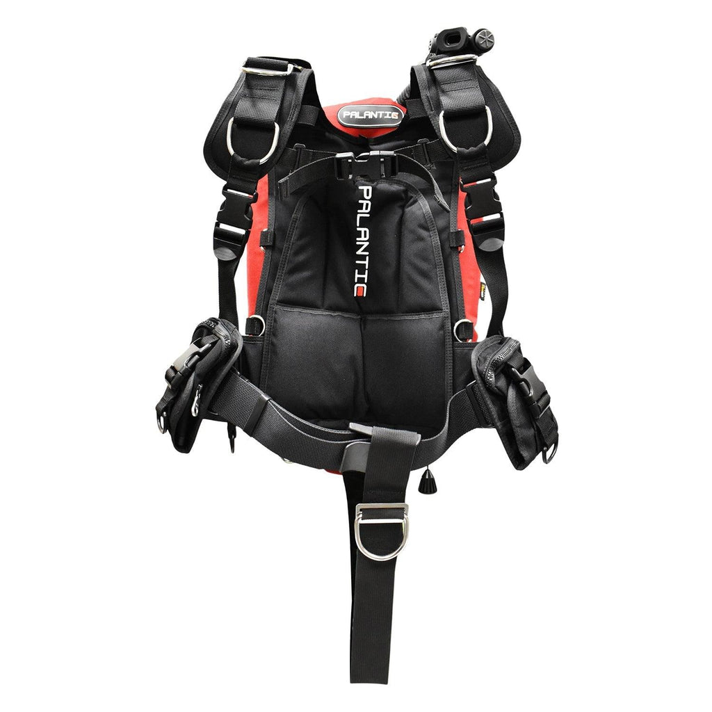 Palantic Donut Wing Single Tank Harness System, Red