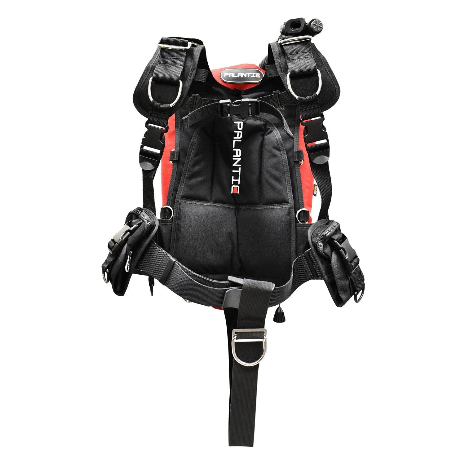 Palantic Donut Wing Single Tank Harness System, Red