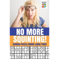 No More Squinting! Sudoku Puzzle Books Large Print - Paperback