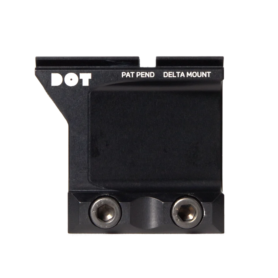 DOT Delta ACRO Mount - 2.26" Extra-High Riser to See Over Lasers - Fits ACRO P-1 & P-2 Optics