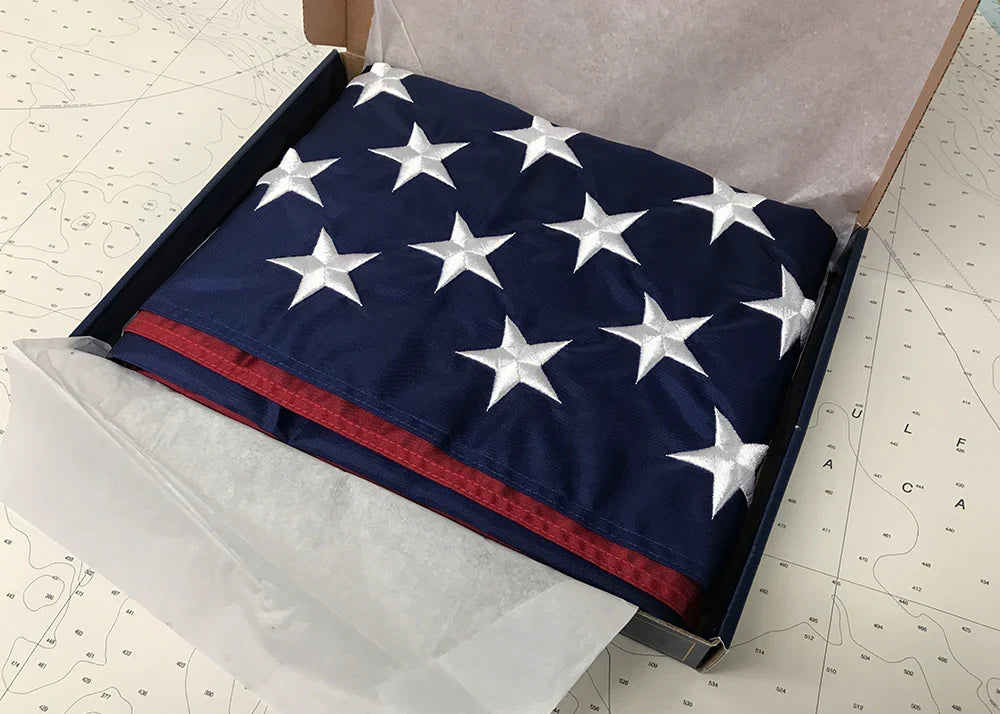 3' X 5' Signature Series United States Flag, Premium Nylon - 100% Made in USA