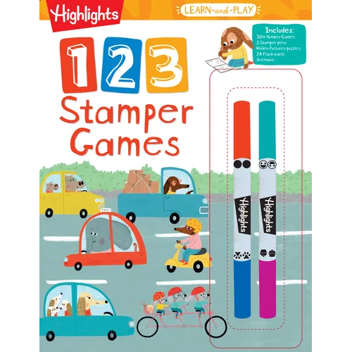 Highlights Learn-And-Play 123 Stamper Games - Paperback