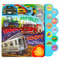 Rumble! Vroom! Zoom!: Let's Listen to Things That Go! - Board Book