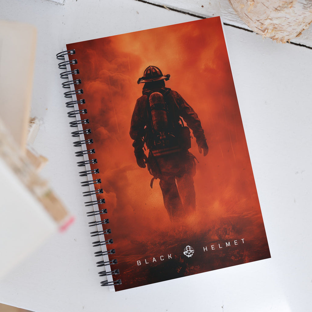 Into the Heat Firefighter Notebook – 140 Dotted Pages