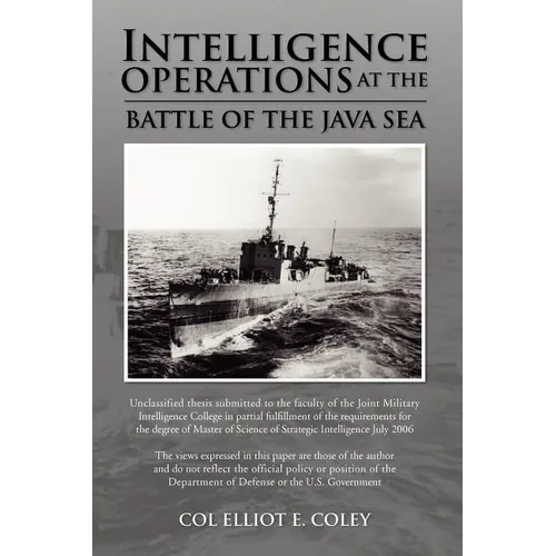 Intelligence Operations at the Battle of the Java Sea