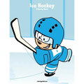 Ice Hockey Coloring Book 1 - Paperback
