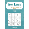 Mega Sudoku 16x16 - 200 Easy to Normal Puzzles vol.5 - Paperback