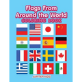 Flags From Around the World Coloring Book - Paperback