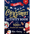 Santa's Christmas Activity Book: 100+ Puzzles for Adults - Hardcover