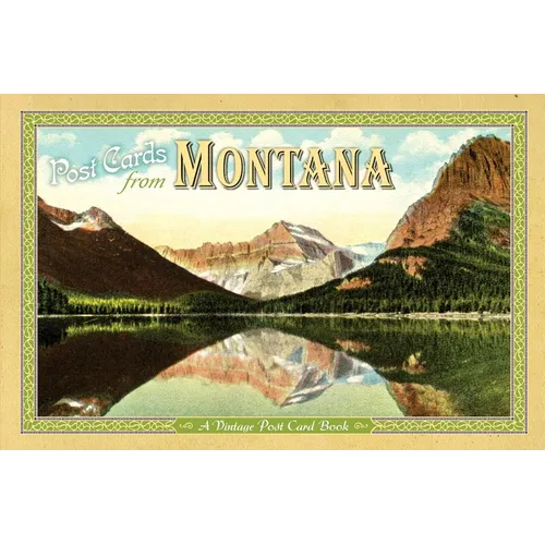 Post Cards from Montana: A Vintage Post Card Book - Paperback