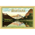 Post Cards from Montana: A Vintage Post Card Book - Paperback
