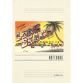 Vintage Lined Notebook Greetings from Long Beach, Florida - Paperback